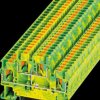 3210596 Double-deck terminal block, PTTB 2.5, green-yellow