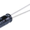 Electrolytic capacitor, 100 µF, 10 V (DC), ±20 %, radial, pitch 2.5 mm, Ø 5.5 mm, E-RF3017