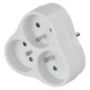 Rozgałęźnik sieciowy 230 V, 3 gniazda, 10 A, biały, EMOS P0026