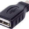 adapter USB 2.0 Renkforce RF-4279524 rf-usba-10, [1x złącze męskie USB-C - 1x złącze żeńskie USB-A 2.0]