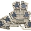 Kostka zaciskowa na szynie DIN Weidmuller poziomy: PotrójnyWciskane P raster: 5.1mm 30A 400 V