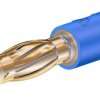 Adapter do złącz pomiarowych, rodzaj: Złącze męskie na żeńskie, wtyk: 4mm, gniazdo: 2mm, 25A, Niebieski, 30 V ac, 60 V