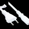 P0370-W100 Euro plug type C to C7 , white, 0.75 mm², 10 m