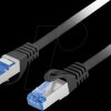 PCF6A-10CC-0100-BK Patch cable RJ45 Cat.6a S/FTP 1 m black
