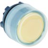 Łeb przycisku, Ø 29.5 mm, IP66, IP67, kolor: Żółty Sprężyna powrotna, Schneider Electric, Harmony XB5 22 mm