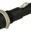 Gniazdo bezpiecznika; FH201-9-MW; fi 6x30mm; na panel; 15A; 250V AC; CANAL COMPONENTS INC; RoHS