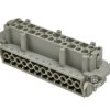 Gniazdo; Han E; 09330242701; 24 tory; 24B; poliwęglan; proste; śrubowy; 16A; 500V; szary; srebrzone; 0,75÷2,5mm2; IP65; Harting;
