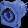NAC3MPXXA Neutrik cable plug, blade terminal, blue/package=100