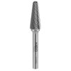 Frez do metalu HM, typ L (stożkowy), 12 x 30 mm, trzpień 6 x 45 mm