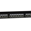Panel 19, 24 X Rj45 Stp Kat. 6 (1U) Z Półką