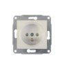 Sedna Gniazdo Pojedyncze Z/U 16A Ip20 Z Przesłonami Białe Sdn2800121