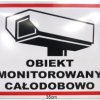 TABLICA OBIEKT MONITOROWANY 6586