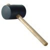Faithfull YY08RU025D Rubber Mallet - Black 567g (20oz)