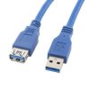 Przedłużacz USB 3.0 SuperSpeed niebieski 1,8m LANBERG CA-US3E-10CC-0018-B