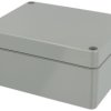 Obudowa; uniwersalna; G311-IP67; ABS; 115mm; 90mm; 55mm; IP67; ciemnoszary; z uszczelką wylewaną; z tulejkami mosiężnymi; Gainta