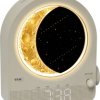 Budzik świetlny TFA Dostmann Digitaler Lichtwecker mit Mondlampe und Naturgeräuschen 60.2053.15, jasnoszary