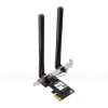 TP-Link Mercusys MA70XE, Trzypasmowa karta sieciowa PCI Express, Bluetooth 5.4, Wi-Fi 6 AX1800