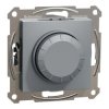 Ściemniacz obrotowy, Asfora, Multiwire,LED, 230V, 370W, bez ramki, stal nierdzewna