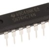 Układ przerzutnika SN74HC74N 14-pinowy, PDIP, Texas Instruments