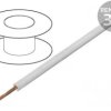 Przewód Silivolt-1V 1x1mm2 linka Cu silikon biały 1,5kV, cena za 1m, 61.7607-29