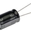 Kondensator 33 μF 400V dc Promieniowe Panasonic Przewód promieniowy roztaw: 7.5 mm
