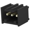 Pin header, 3 pole, pitch 3.96 mm, straight, black, 2-647127-3
