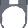 Label holder, 30 x 40 mm, gray, for Harmony XB4/XB5, ZBZ32C0