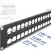 67057 19? D-type patch panel 32 port 2 U black