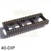 IC Socket 40-pin DIL - Leader