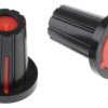 Pokrętło potencjometru oś: 6mm średnica: 17mm Kształt D Plastik Czarny RS PRO