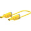 Electro PJP 2712-IEC-CD1-50J Test lead Jack plug Yellow 50 cm