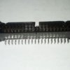 Header connector male 40 pins with clips