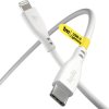 Aqiila Cablebird CS21 USB-C Kabel USB 2.0 Złącze męskie Lightning 1.00 m biały AQCBPBIC3SI836
