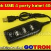 Hub USB 2.0 / 4 porty / kabel 40cm