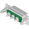 D-Sub socket, 5 pole, 5W5, equipped, straight, solder pin, 3005W5SXX69E20X