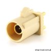 59S10H-400T5-I Straight Plug PCB w. Housing Beige THT ROSENBERGE