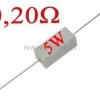 Rezystor cermetowy 0,20 Ohm 5W