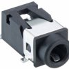 3.5 mm jack panel socket, 4 pole (stereo), SMD, PA, 1503 31 VP3