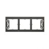 Simon 54 Premium Puszka natynkowa 3-krotna do ramek PREMIUM. Głębokość 35 mm czarny mat DPN3/49