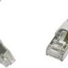 kabel LAN Telegärtner 100008287, 1 szt., RJ45, CAT 6a, S/FTP, 2.00 m, szary