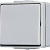 Jung 1 x Komplet Przełącznik schodowy szary 606W 1 szt.