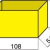 Hünersdorff Wkładka do pojemnika asortymentowego (D x S x W) 108 x 54 x 63 mm Ilość przegród: 1 Content 1 szt.