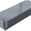 Aluminum enclosure, (L x W x H) 185 x 64 x 34 mm, gray (RAL 7001), IP66, 010619000