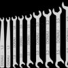 980 SET Open-ended spanner set, width across flats 1 - 4, 10-piece, micr