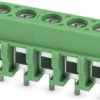 PCB terminal, 5 pole, pitch 5 mm, AWG 26-14, 17.5 A, screw connection, green, 1935190