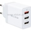 Ładowarka sieciowa gniazdo USBx2 + USB QC 30W