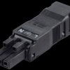 890-103 WINSTA® MINI, 3-pin female connector, with strain-relief housing