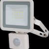 2707614010 LED floodlight, 10 W, 800 lm, 6500 K, IP44, sensor, white