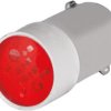 LED lamp, BA9s, 240 V (DC), 240 V (AC), red, 46-39J.0289