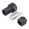 AS250F Black Female Silver Plated Connector 90A AMASS